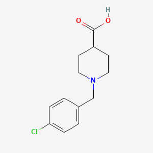molecular formula C13H16ClNO2 B1598563 1-(4-氯苄基)哌啶-4-甲酸 CAS No. 733798-69-1
