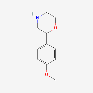 molecular formula C11H15NO2 B1598586 2-(4-甲氧基苯基)吗啉 CAS No. 83555-74-2
