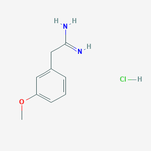 molecular formula C9H12N2O B1598604 2-(3-甲氧基苯基)乙烯二胺盐酸盐 CAS No. 6487-98-5