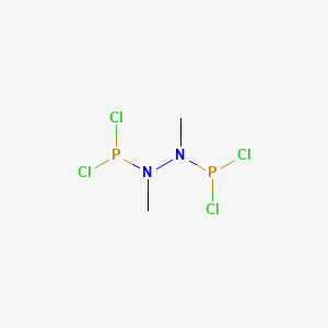 B1598606 1,2-Bis(dichlorophosphino)-1,2-dimethylhydrazine CAS No. 37170-64-2