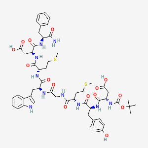 B1598624 Desulfated benzyloxycarbonyl cholecystokinin (26-33) CAS No. 25687-34-7