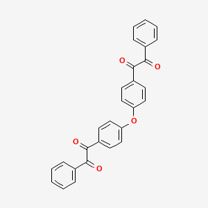 molecular formula C28H18O5 B1598628 乙二酮，1,1'-(氧二-4,1-亚苯基)双[2-苯基- CAS No. 21454-19-3