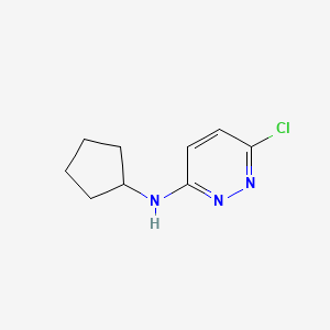 molecular formula C9H12ClN3 B1598629 6-chloro-N-cyclopentylpyridazin-3-amine CAS No. 604754-56-5