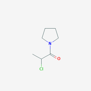 molecular formula C7H12ClNO B1598630 1-(2-Chloropropanoyl)pyrrolidine CAS No. 75115-52-5
