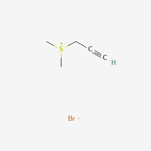 molecular formula C5H9BrS B1598638 Dimethylprop-2-ynylsulphonium bromide CAS No. 23451-62-9