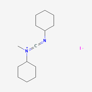 molecular formula C14H25IN2 B1598639 N,N'-二环己基-N-甲基碳二亚胺碘化物 CAS No. 36049-77-1