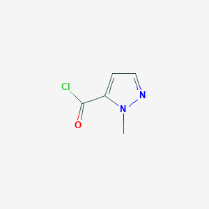 molecular formula C5H5ClN2O B1598642 1-甲基-1H-吡唑-5-甲酰氯 CAS No. 84547-59-1
