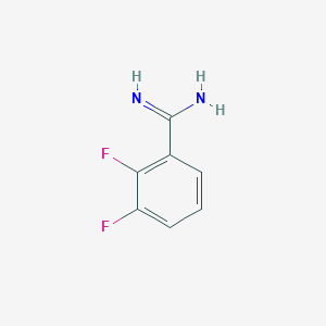 molecular formula C7H6F2N2 B1598643 2,3-Difluoro-benzamidine CAS No. 885957-09-5