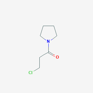 B1598644 1-(3-Chloropropanoyl)pyrrolidine CAS No. 63177-38-8