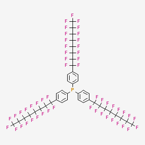 molecular formula C42H12F51P B1598650 Tris[4-(heptadecafluorooctyl)phenyl]phosphine CAS No. 284472-92-0