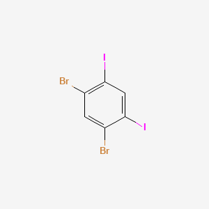 B1598667 1,5-Dibromo-2,4-diiodobenzene CAS No. 96843-23-1