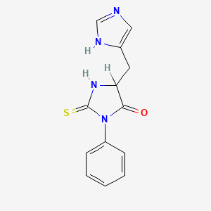 molecular formula C13H12N4OS B1598673 PTH 组氨酸 CAS No. 5835-68-7