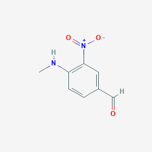 molecular formula C8H8N2O3 B1598690 4-(甲基氨基)-3-硝基苯甲醛 CAS No. 42564-41-0