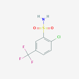 molecular formula C7H5ClF3NO2S B1598698 2-氯-5-三氟甲基苯磺酰胺 CAS No. 779-71-5