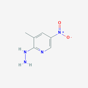 B1598742 2-Hydrazinyl-3-methyl-5-nitropyridine CAS No. 6965-63-5