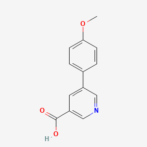 molecular formula C13H11NO3 B1598746 5-(4-甲氧基苯基)吡啶-3-羧酸 CAS No. 887973-52-6