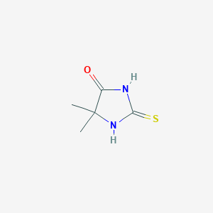 molecular formula C5H8N2OS B1598751 5,5-Dimethyl-2-sulfanylideneimidazolidin-4-one CAS No. 15998-93-3