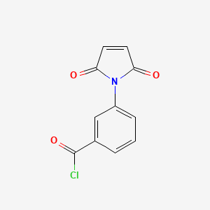 molecular formula C11H6ClNO3 B1598753 3-(2,5-二氢-2,5-二氧代-1H-吡咯-1-基)苯甲酰氯 CAS No. 61960-57-4