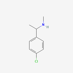 B1598754 1-(4-chlorophenyl)-N-methylethanamine CAS No. 51586-23-3