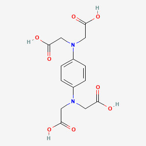 molecular formula C14H16N2O8 B1598779 N,N,N',N'-1,4-苯二胺四乙酸 CAS No. 1099-02-1