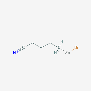 molecular formula C5H8BrNZn B1598805 4-Cyanobutylzinc bromide CAS No. 226570-68-9