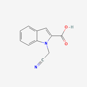 molecular formula C11H8N2O2 B1598810 1-(cyanomethyl)-1H-indole-2-carboxylic acid CAS No. 959089-89-5