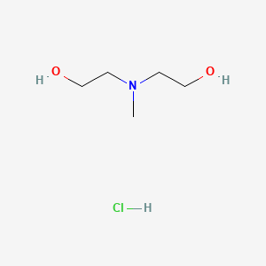 molecular formula C5H14ClNO2 B1598819 2,2'-(Methylimino)bisethanol hydrochloride CAS No. 54060-15-0
