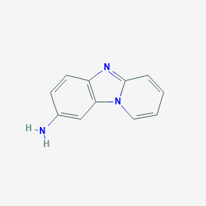 B159882 Pyrido[1,2-a]benzimidazol-8-amine CAS No. 130595-01-6