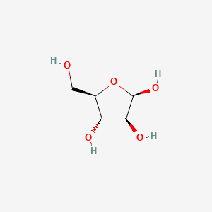 molecular formula C5H10O5 B1598833 beta-D-arabinofuranose CAS No. 25545-03-3