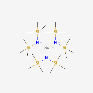 molecular formula C18H54N3ScSi6 B1598865 三[双(三甲基甲硅烷基)氨基]钪 CAS No. 37512-28-0