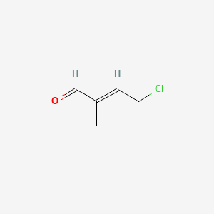 molecular formula C5H7ClO B1598869 4-Chloro-2-methylcrotonaldehyde CAS No. 3330-25-4