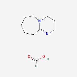 molecular formula C10H18N2O2 B1598876 Formic acid, compd. with 2,3,4,6,7,8,9,10-octahydropyrimido(1,2-a)azepine (1:1) CAS No. 51301-55-4