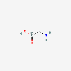molecular formula C2H5NO2 B1598877 Glycine-1-14C CAS No. 56-39-3