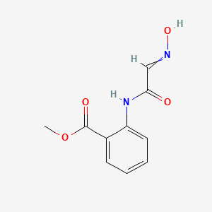 molecular formula C10H10N2O4 B1598884 methyl 2-{[(2E)-2-(hydroxyimino)ethanoyl]amino}benzoate CAS No. 63016-87-5