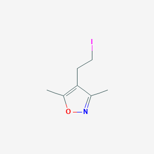 3,5-Dimethyl-4-(2-iodoethyl)isoxazole