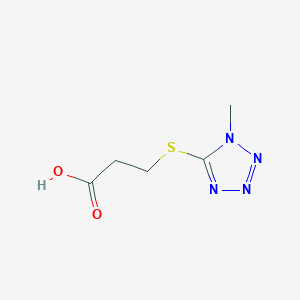 3-[(1-methyl-1H-tetrazol-5-yl)thio]propanoic acid