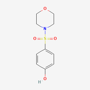 molecular formula C10H13NO4S B1598892 4-(Morpholin-4-ylsulfonyl)phenol CAS No. 3077-65-4