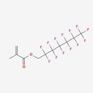 molecular formula C11H7F13O2 B1598903 2,2,3,3,4,4,5,5,6,6,7,7,7-Tridecafluoroheptyl methacrylate CAS No. 48076-44-4