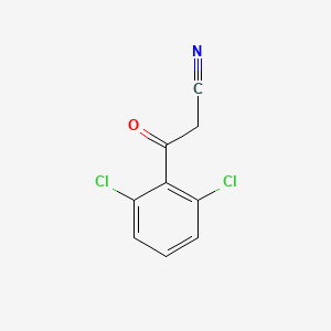 molecular formula C9H5Cl2NO B1598906 3-(2,6-Dichlorophenyl)-3-oxopropanenitrile CAS No. 71463-50-8