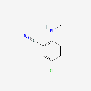 molecular formula C8H7ClN2 B1598909 5-Chloro-2-(methylamino)benzonitrile CAS No. 85702-70-1