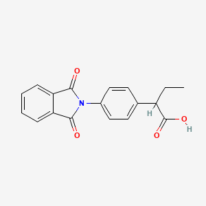 molecular formula C18H15NO4 B1598911 2-(4-(1,3-Dihydro-1,3-dioxo-2H-isoindol-2-yl)phenyl)butyric acid CAS No. 94232-67-4