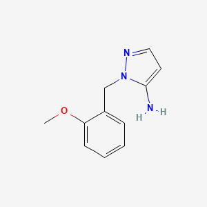 molecular formula C11H13N3O B1598925 2-(2-Methoxy-benzyl)-2H-pyrazol-3-ylamine CAS No. 3528-46-9