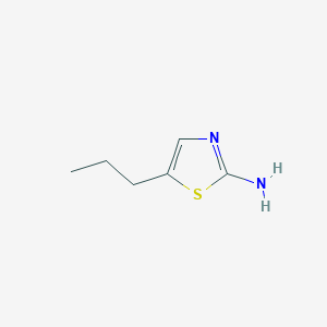 molecular formula C6H10N2S B1598929 5-Propylthiazol-2-amine CAS No. 39136-61-3