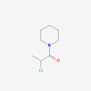 molecular formula C8H14ClNO B1598930 1-(2-Chloropropanoyl)piperidine CAS No. 66203-96-1