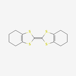 molecular formula C14H16S4 B1598931 4,4',5,5',6,6',7,7'-Octahydrodibenzotetrathiafulvalene CAS No. 35079-58-4