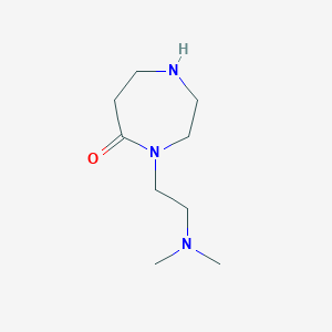 molecular formula C9H19N3O B1598932 4-(2-(二甲氨基)乙基)-1,4-二氮杂环戊-5-酮 CAS No. 344779-07-3