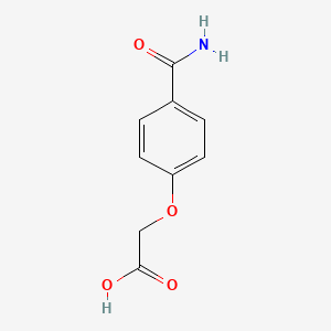 molecular formula C9H9NO4 B1598935 2-(4-carbamoylphenoxy)acetic Acid CAS No. 29936-86-5