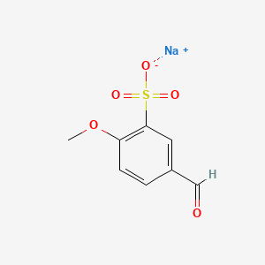 molecular formula C8H7NaO5S B1598936 5-甲酰基-2-甲氧基苯磺酸钠 CAS No. 5393-59-9