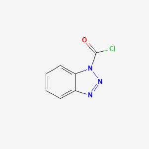 molecular formula C7H4ClN3O B1598941 苯并三唑-1-甲酰氯 CAS No. 65095-13-8