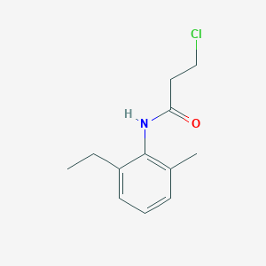 molecular formula C12H16ClNO B1598942 3-氯-N-(2-乙基-6-甲基苯基)丙酰胺 CAS No. 349097-68-3